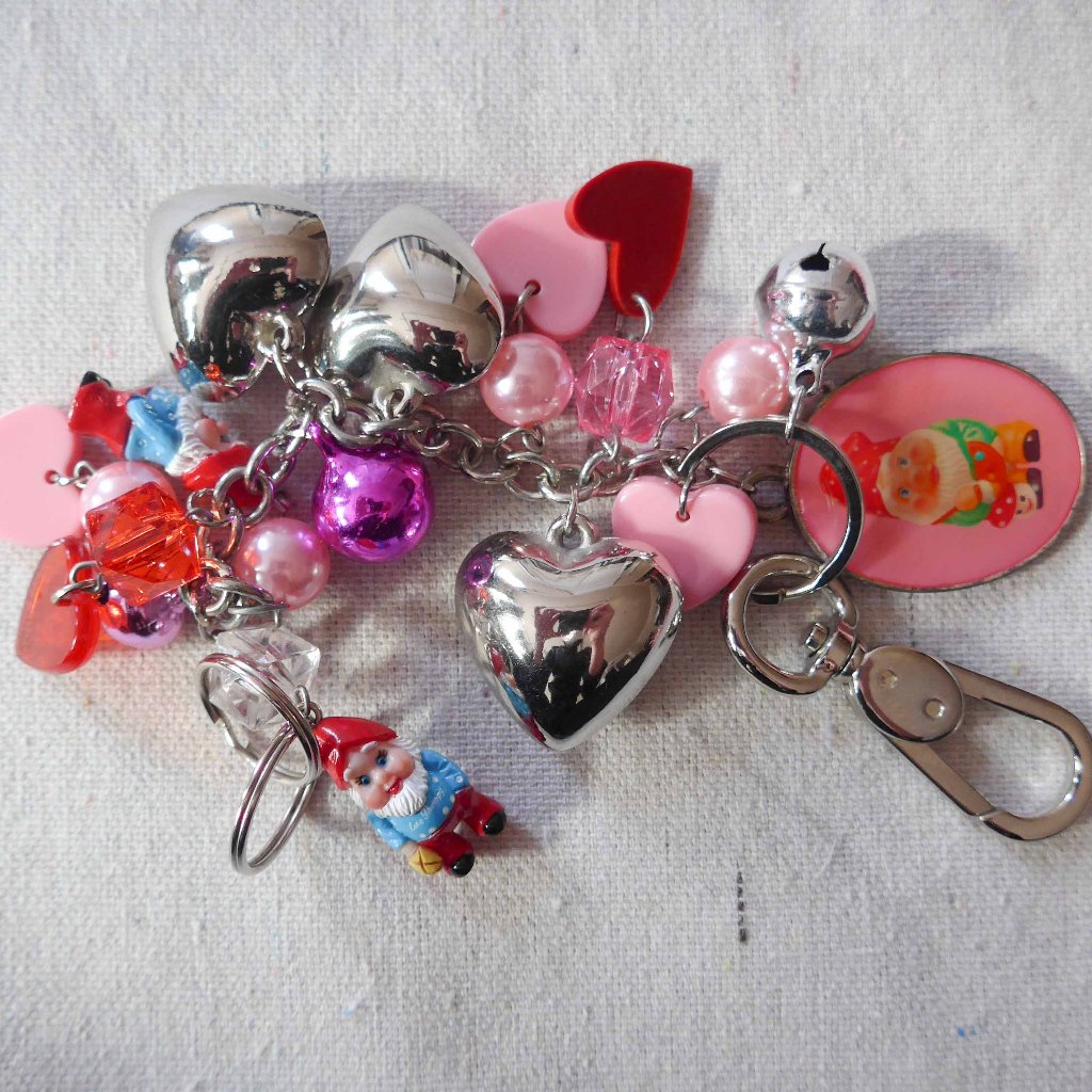 Fiorucci Love Therapy Charm Key Fob With Box